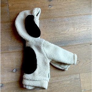 Gap/ peanut jacket+mittens